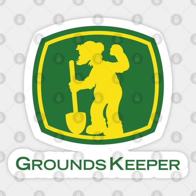 Grounds Keeper Sticker by Roufxis